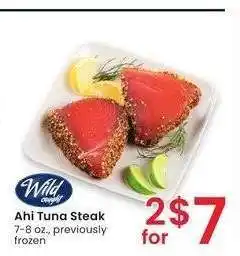 Albertsons Ahi Tuna Steak - 7-8 oz., previously frozen offer