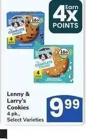 Albertsons Lenny & Larry's Cookies - 4 pk. Select Varieties offer