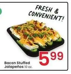Albertsons Bacon Stuffed Jalapeños - 10 oz offer