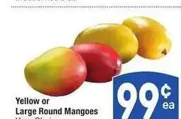 Albertsons Yellow or Large Round Mangoes - Your Choice offer