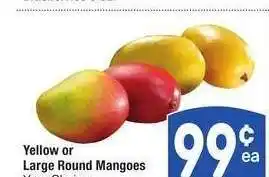 Albertsons Yellow or Large Round Mangoes - Your Choice offer