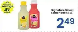 Albertsons Signature Select Lemonade - 52 oz offer