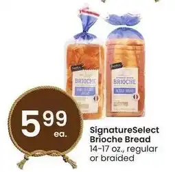 Albertsons Signature Select Brioche Bread - 14-17 oz., regular or braided offer