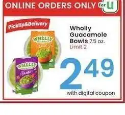Albertsons Wholly Guacamole Bowls - 7.5 oz offer