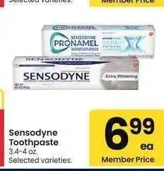 Albertsons Sensodyne Toothpaste - 3.4-4 oz. Selected varieties offer