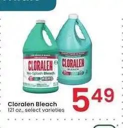 Albertsons Cloralen Bleach - 121 oz., select varieties offer