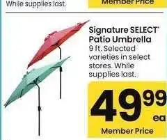 Albertsons Signature SELECT Patio Umbrella - 9 ft. Selected varieties offer