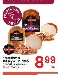 Albertsons Kretschmar Turkey or Chicken Breast - available at select stores offer