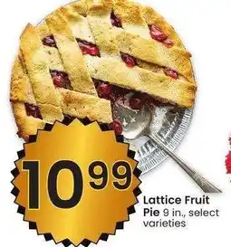 Albertsons Lattice Fruit Pie - 9 in., select varieties offer