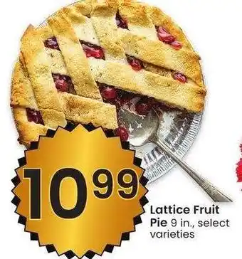 Albertsons Lattice Fruit Pie - 9 in., select varieties offer