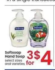 Albertsons Softsoap Hand Soap - select sizes and varieties offer