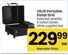 Albertsons ZGrill Portable Pellet Grill - Selected varieties offer