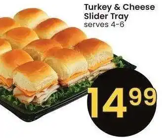 Albertsons Turkey & Cheese Slider Tray - serves 4-6 offer