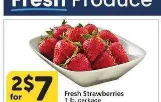 Albertsons Fresh Strawberries - 1 lb. package Fresas offer