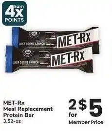 Albertsons MET-Rx Meal Replacement Protein Bar - 3.52-oz offer