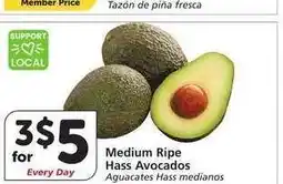 Albertsons Medium Ripe Hass Avocados - Aguacates Hass medianos offer
