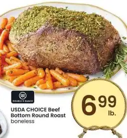 Albertsons USDA Choice Beef Bottom Round Roast - boneless offer