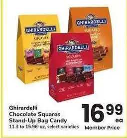Albertsons Ghirardelli Chocolate Squares Stand-Up Bag Candy - 11.3 to 15.96 - oz, select varieties offer