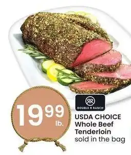 Albertsons USDA CHOICE Whole Beef Tenderloin - sold in the bag offer