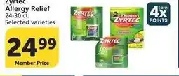 Albertsons Zyrtec Allergy Relief - 24-30 ct. Selected varieties offer