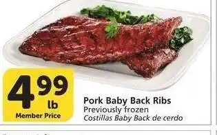 Albertsons Pork Baby Back Ribs - Previously frozen offer