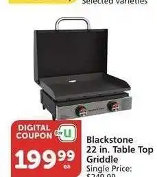 Albertsons Blackstone 22 in. Table Top Griddle - Single Price: $249.99 offer