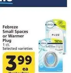 Albertsons Febreze Small Spaces or Warmer Plug - 1 ct. Selected varieties offer