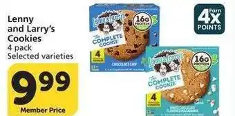 Albertsons Lenny and Larry's Cookies - 4 pack Selected varieties offer