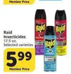 Albertsons Raid Insecticides - 17.5 oz. Selected varieties offer