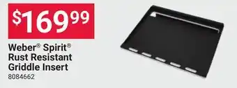 Ace Hardware Weber Spirit Rust Resistant Griddle Insert offer