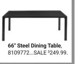 Ace Hardware 66 Steel Dining Table offer