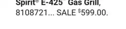Ace Hardware Weber Spirit E-425 Gas Grill offer