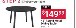 Ace Hardware 42 Round Metal Dining Table offer