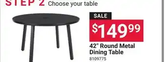 Ace Hardware 42 Round Metal Dining Table offer