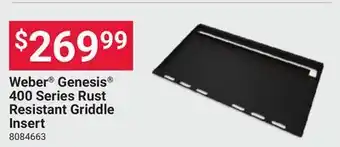 Ace Hardware Weber Genesis 400 Series Rust Resistant Griddle Insert offer