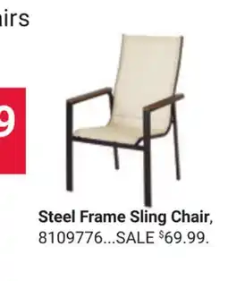 Ace Hardware Steel Frame Sling Chair offer
