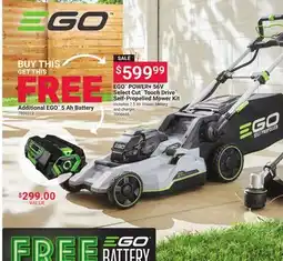 Ace Hardware EGO POWER + 56V Select Cut Touch Drive Self-Propelled Mower Kit offer