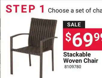 Ace Hardware Stackable Woven Chair offer