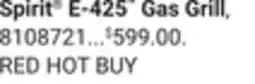 Ace Hardware Spirit E-425 Gas Grill offer