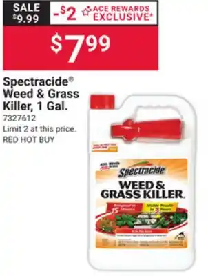 Ace Hardware Spectracide Weed & Grass Killer, 1 Gal offer