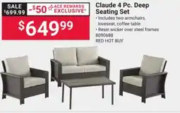 Ace Hardware Claude 4 Pc. Deep Seating Set offer