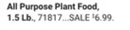 Ace Hardware All Purpose Plant Food offer