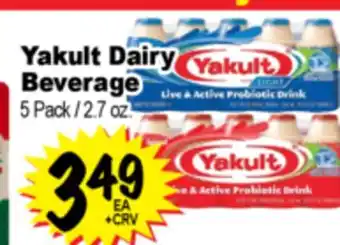 Superior Grocers Yakult Dairy Beverage offer