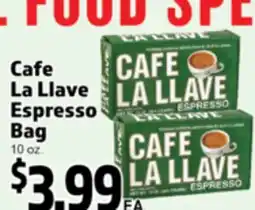 Superior Grocers Cafe La Llave Espresso Bag offer