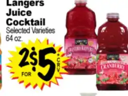 Superior Grocers Langers Juice Cocktail offer