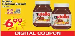 Superior Grocers Nutella Hazelnut Spread offer