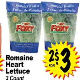 Superior Grocers Romaine Heart Heart Lettuce offer