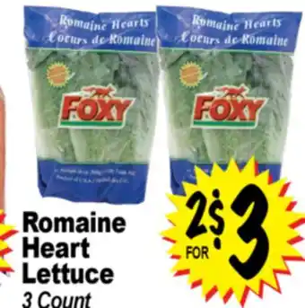 Superior Grocers Romaine Heart Heart Lettuce offer