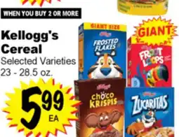 Superior Grocers Kellogg's Cereal offer