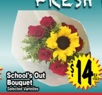 Superior Grocers School's Out Bouquet offer